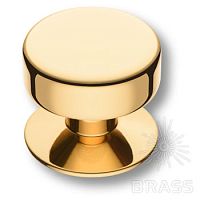 4238 002MP11 Ручка кнопка современная классика, глянцевое золото