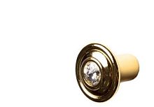 Ручка  - кнопка мебельная PO257Z22G140C101, золото 24 карата