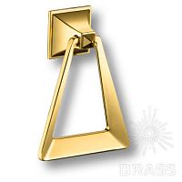 907-Gold Ручка кольцо модерн, глянцевое золото
