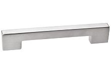 Ручка-скоба 128мм, отделка сталь шлифованная