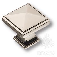 4222 0008 PN Ручка кнопка современная классика, глянцевый никель