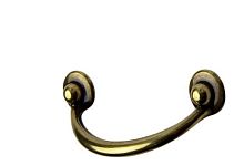 Ручка - скоба мебельная PAMAR MN630Z64G101, состаренная бронза