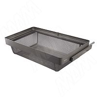 ESENTA Корзина для белья, 900 мм, графит, плавн. закр.