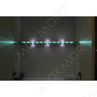 Профиль-светильник LED Orlo, 850 мм, 2W/24V, 5000K, для стеклянных полок, отделка серый, кон-р L822