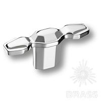 15.379.60.07 Ручка кнопка современная классика, глянцевый хром