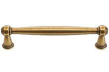 Ручка-скоба 128мм, отделка бронза античная французская