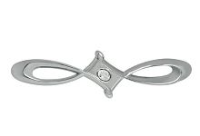 Ручка - скоба мебельная PAMAR  15.172.96.SWA.07, хром блестящий