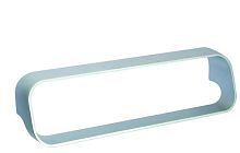 Ручка - скоба мебельная PAMAR  MN1177ZA00128EZ004, алюминий с доп. слоем блестящего лака