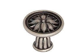 Ручка – кнопка JET RZ191Z.029SA ант. серебро