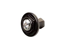 Ручка  - кнопка мебельная PO308Z27G105C101, блестящий черный никель