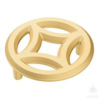1283 064PC35 Ручка кнопка, матовое золото 64 мм