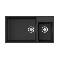 Omoikiri Tedori 85-2-U-BL Tetogranit/черный