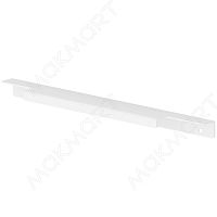 RT.06.196.9016 Ручка-профиль накладная L.196мм, отделка белый бархат (матовый)