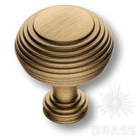 1937 0032 ABM Ручка кнопка современная классика, старая бронза