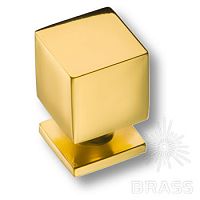 1954 0014 GL Ручка кнопка модерн 14 мм, глянцевое золото