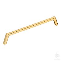 391-160-Gold Ручка скоба, глянцевое золото 160 мм