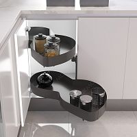 Twins Механизм Makmart Swing Corner в угловую базу 900 мм, правый, отделка орион серый