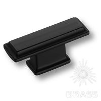 4104 016MP24 Ручка кнопка современная классика, чёрный