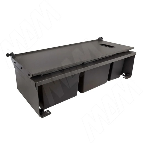 MVB090AGM MOVEBIN M90A Система сортировки и хранения, 3 емкости (16,5л+16,5л+10л), установка в ящик, авт.крышка.