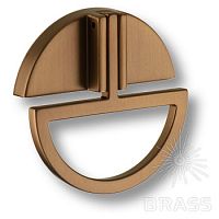 904-Bronze Ручка кольцо модерн, бронза 32 мм
