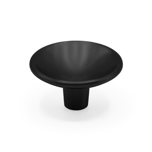 Ручка-кнопка DISC, 0530050ZM2, матовый черный, D50 мм, Viefe