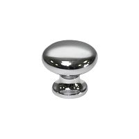 Ручка-кнопка, отделка хром глянец