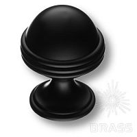 29-Matt Black Ручка кнопка современная классика, чёрный матовый