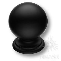 8353-032 Ручка кнопка современная классика, чёрный