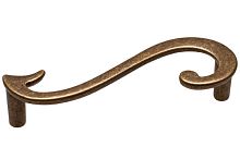 Ручка-скоба 96мм (левая), отделка бронза 'Флоренция'