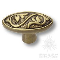 07104-013 Ручка кнопка современная классика, старая бронза