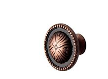 Ручка  - кнопка мебельная PO359Z30G174, состаренная медь