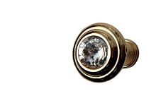 Ручка  - кнопка мебельная PAMAR PO194Z30G140C101, золото 24 карата