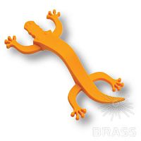 450096ST07 Ручка скоба детская, крокодил желтый 96 мм