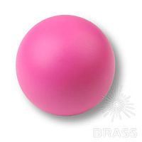 445FU2 Ручка кнопка детская коллекция , выполнена в форме шара, цвет малиновый матовый