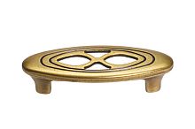 Ручка-скоба 64мм, отделка бронза античная французская