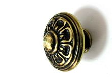 Ручка  - кнопка мебельная PAMAR PO120Z35G113, сатинированная бронза