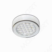 Светильник LED Round Ring, 1.5W/12V, 3000K, отделка хром глянец, кон-р L813