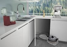 Карусель с 1 полкой, правая Sige Infinity Plus, (371X+012D12)