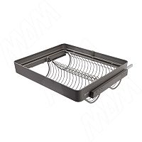 ESENTA Корзина для обуви, 500 мм, графит, плавн. закр.