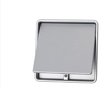 Ручка - скоба мебельная PAMAR  MN1025Z80X80E215, алюминий с доп грунтом