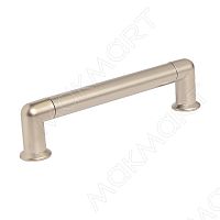 Ручка-скоба 128мм, отделка никель матовый