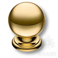 8352-100 Ручка кнопка современная классика, глянцевое золото