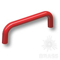 627RJ Ручка скоба детская коллекция, цвет красный глянцевый 96 мм