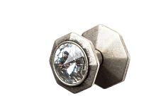 Ручка-кнопка мебельная PP192Z25G139C101, состаренное серебро