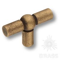 6860-831 Ручка кнопка современная классика, старая бронза