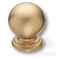 8353-020 Ручка кнопка современная классика, матовая латунь