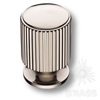 1464 0026 PN Ручка кнопка современная классика, глянцевый никель