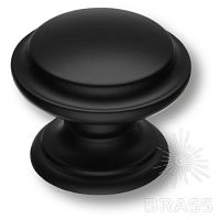 8462-032 Ручка кнопка современная классика, чёрный