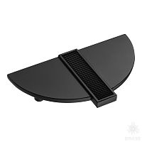 915-64-Matt Black Ручка скоба модерн, чёрный 64 мм