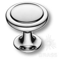 ISTIKBAL-10 Ручка кнопка современная классика, глянцевый хром